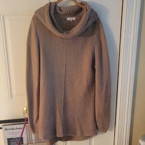 Cozy Taupe Sweater Calvin Klein